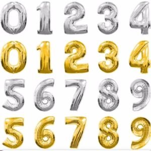 GLOBOS DE NUMEROS